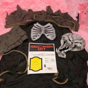Halloween City Swamp Creeper Costume Youth XL 14-16 Ghoul Theater Dress Up